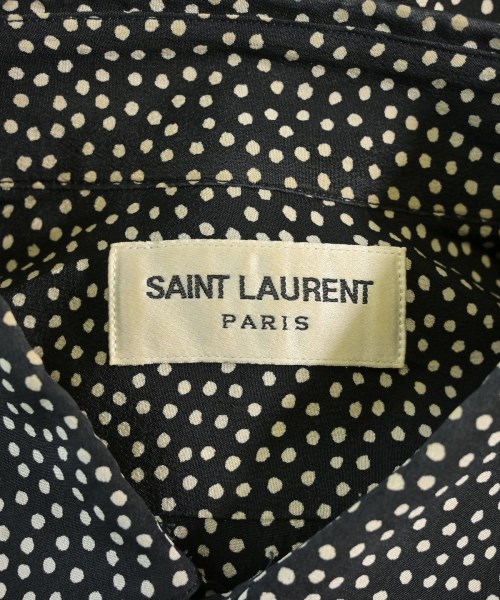 SAINT LAURENT PARIS（サンローランパリ）カジュアルシャツ 黒 サイズ:36(XS位) メンズ/2200714744056