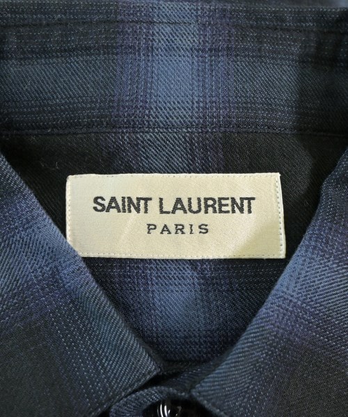 SAINT LAURENT PARIS（サンローランパリ）カジュアルシャツ 黒 サイズ:-(S位) メンズ/2200715000045