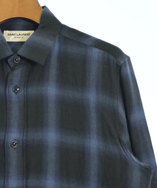 SAINT LAURENT PARIS（サンローランパリ）カジュアルシャツ 黒 サイズ:-(S位) メンズ/2200715000045