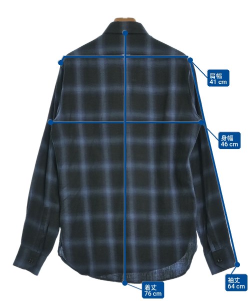 SAINT LAURENT PARIS（サンローランパリ）カジュアルシャツ 黒 サイズ:-(S位) メンズ/2200715000045