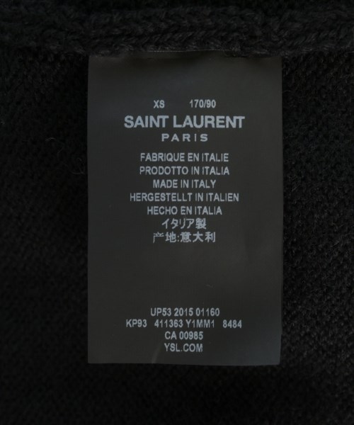 SAINT LAURENT PARIS（サンローランパリ）ニット・セーター 黒 サイズ:XS メンズ/2200715041123