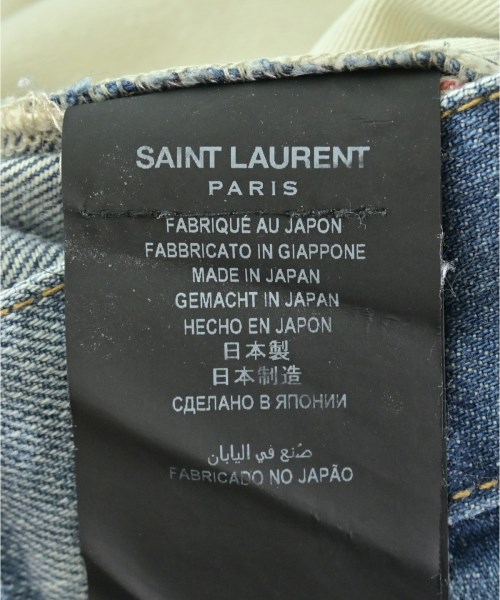 SAINT LAURENT PARIS（サンローランパリ）デニムパンツ 青 サイズ:70(M位) レディース/2200715232019