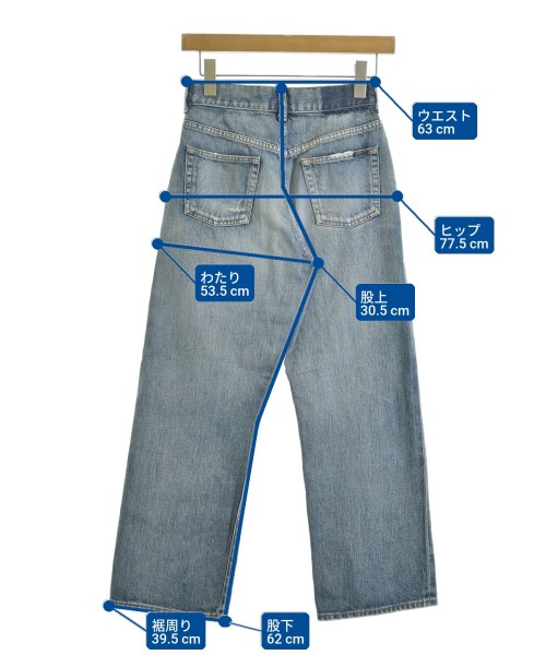 SAINT LAURENT PARIS（サンローランパリ）デニムパンツ 青 サイズ:70(M位) レディース/2200715232019