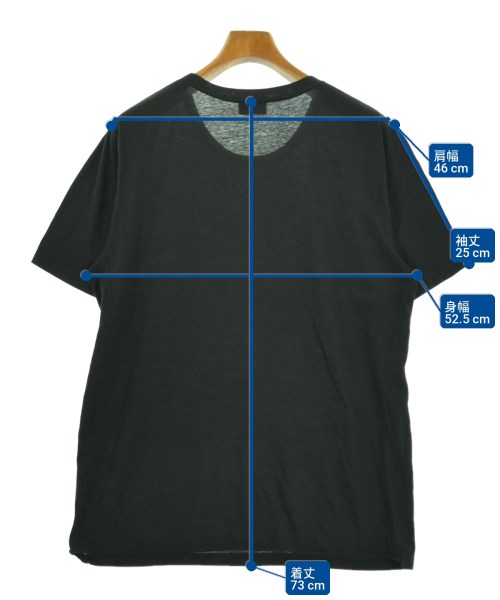 SAINT LAURENT PARIS（サンローランパリ）Tシャツ・カットソー 黒 サイズ:S メンズ/2200715248027
