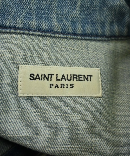 SAINT LAURENT PARIS（サンローランパリ）カジュアルシャツ 青 サイズ:S レディース/2200704888029