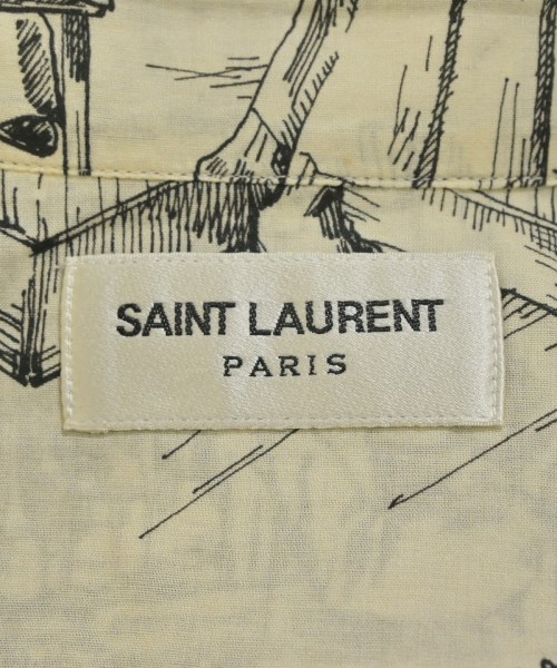 SAINT LAURENT PARIS（サンローランパリ）カジュアルシャツ 白 サイズ:38(S位) メンズ/2200715932186