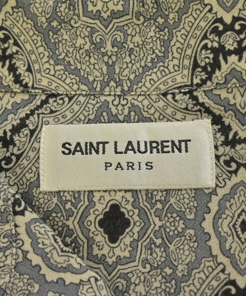SAINT LAURENT PARIS（サンローランパリ）カジュアルシャツ グレー サイズ:38(S位) メンズ/2200715932193
