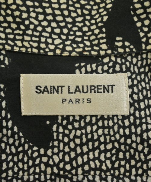 SAINT LAURENT PARIS（サンローランパリ）カジュアルシャツ 黒 サイズ:37(XS位) メンズ/2200715932209
