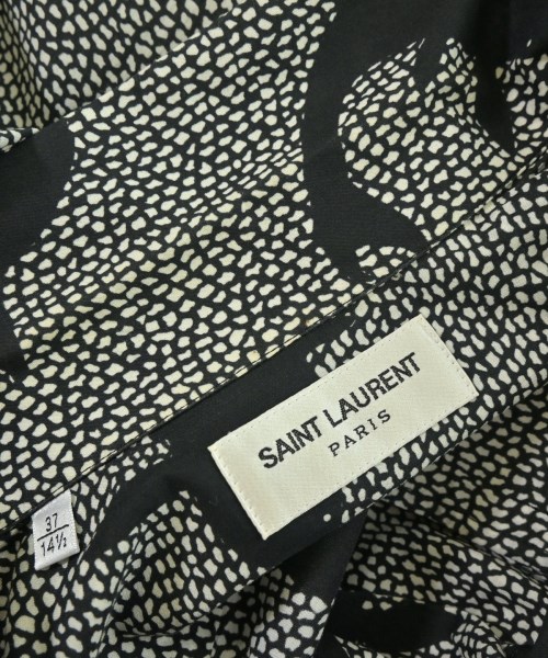 SAINT LAURENT PARIS（サンローランパリ）カジュアルシャツ 黒 サイズ:37(XS位) メンズ/2200715932209