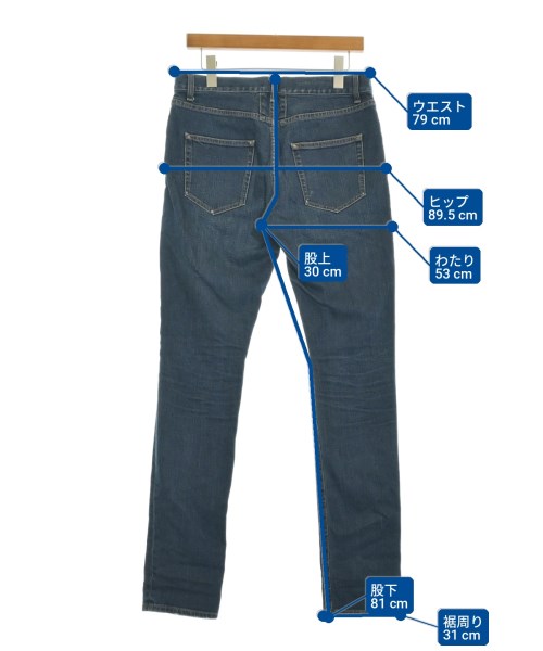 SAINT LAURENT PARIS（サンローランパリ）デニムパンツ 紺 サイズ:30(M位) メンズ/2200717022083