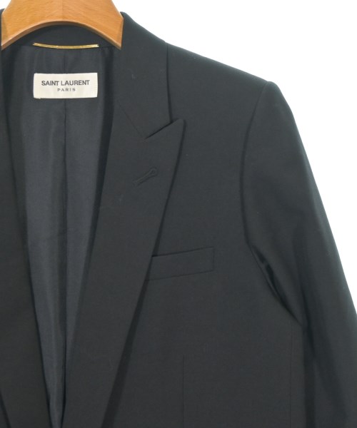 SAINT LAURENT PARIS（サンローランパリ）テーラードジャケット 黒 サイズ:34(XXS位) レディース/2200717056125
