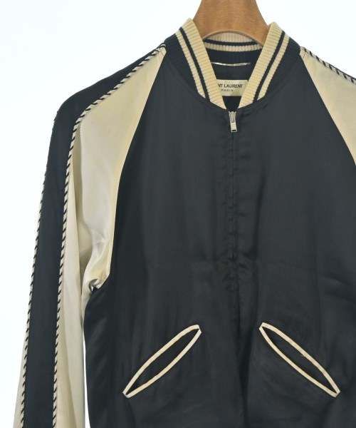 SAINT LAURENT PARIS（サンローランパリ）スタジャン 黒 サイズ:42(XS位) メンズ/2200717057016