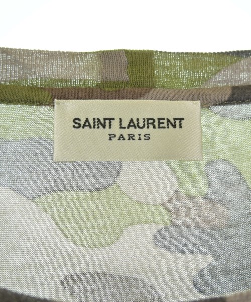 SAINT LAURENT PARIS（サンローランパリ）Tシャツ・カットソー グレー サイズ:XS メンズ/2200717057054