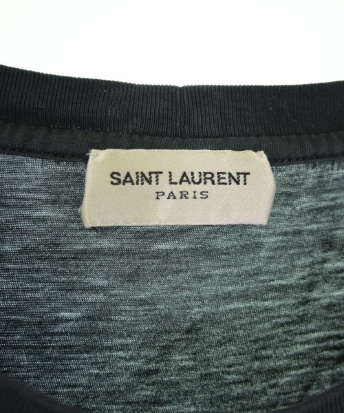 SAINT LAURENT PARIS（サンローランパリ）Tシャツ・カットソー 黒 サイズ:XS メンズ/2200717057061