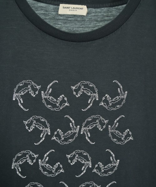 SAINT LAURENT PARIS（サンローランパリ）Tシャツ・カットソー 黒 サイズ:XS メンズ/2200717057061