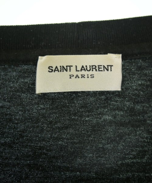 SAINT LAURENT PARIS（サンローランパリ）Tシャツ・カットソー 黒 サイズ:XS メンズ/2200717057078