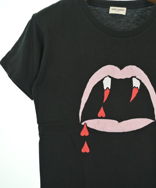 SAINT LAURENT PARIS（サンローランパリ）Tシャツ・カットソー 黒 サイズ:XS メンズ/2200717057078