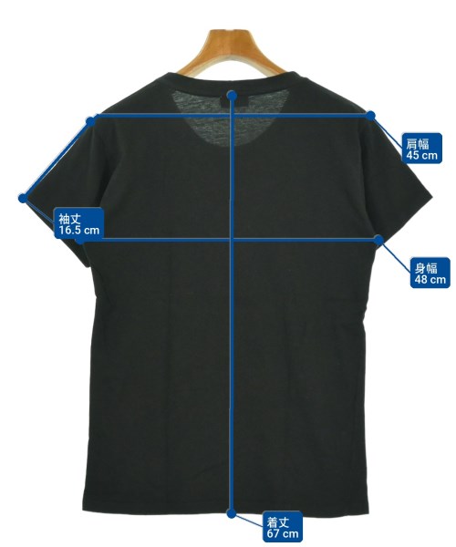 SAINT LAURENT PARIS（サンローランパリ）Tシャツ・カットソー 黒 サイズ:XS メンズ/2200717057078