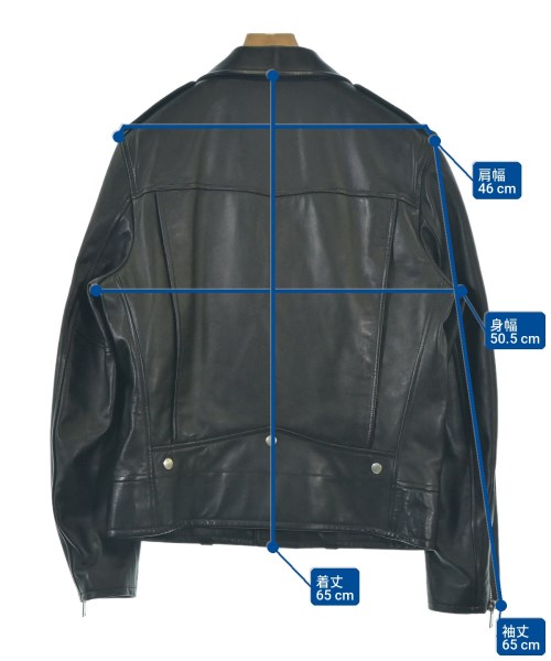 SAINT LAURENT PARIS（サンローランパリ）ライダース 黒 サイズ:50(XL位) メンズ/2200717278015