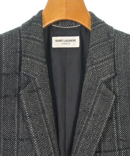 SAINT LAURENT PARIS（サンローランパリ）テーラードジャケット 黒 サイズ:44(S位) メンズ/2200717391011
