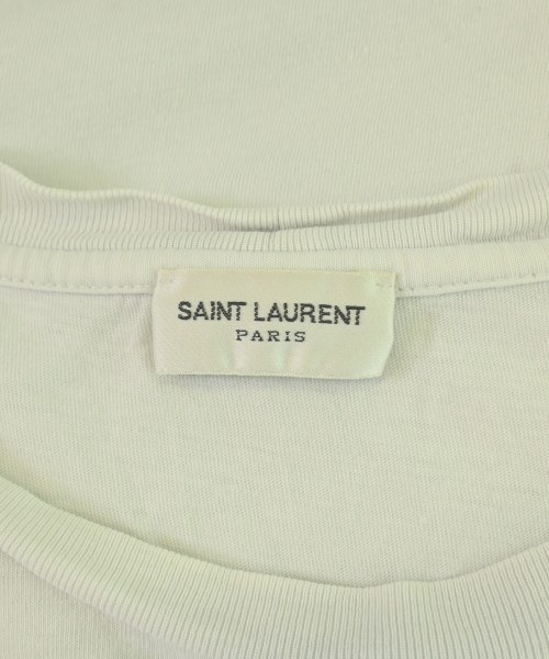 SAINT LAURENT PARIS（サンローランパリ）Tシャツ・カットソー 白 サイズ:XS メンズ/2200719326097