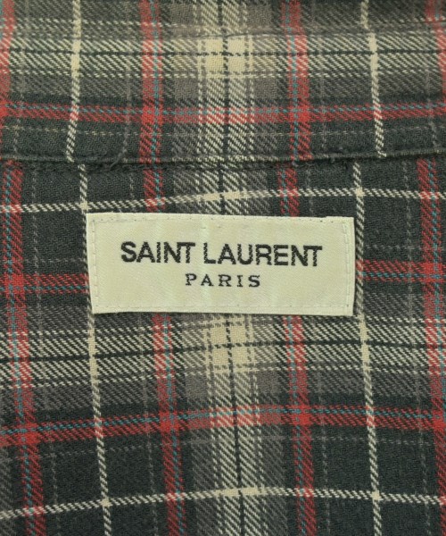 SAINT LAURENT PARIS（サンローランパリ）カジュアルシャツ 黒 サイズ:XS メンズ/2200719326110