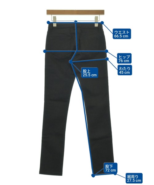 SAINT LAURENT PARIS（サンローランパリ）デニムパンツ 黒 サイズ:24(S位) レディース/2200708795095