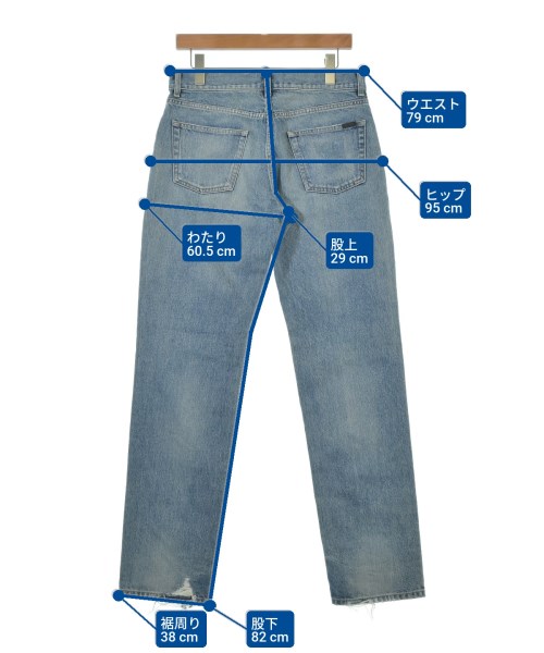 SAINT LAURENT PARIS（サンローランパリ）デニムパンツ 青 サイズ:30(M位) メンズ/2200645307061