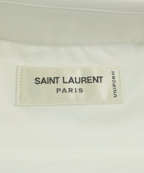SAINT LAURENT PARIS（サンローランパリ）カジュアルシャツ 白 サイズ:38(M位) メンズ/2200646944043