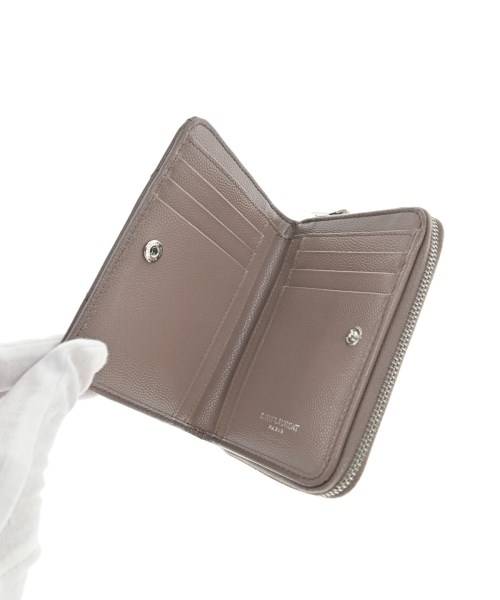 SAINT LAURENT PARIS（サンローランパリ）財布・コインケース 茶 サイズ:- レディース/2200639130163