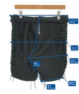 SAINT LAURENT PARIS（サンローランパリ）ショートパンツ 黒 サイズ:34(XXS位) レディース/2200647184073