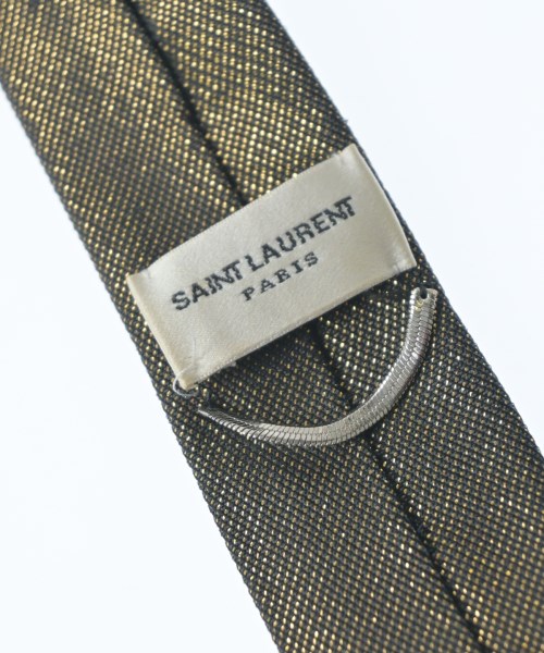 SAINT LAURENT PARIS（サンローランパリ）ネクタイ ゴールド サイズ:- メンズ/2200647258057