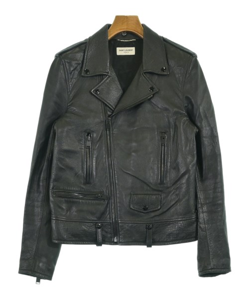 SAINT LAURENT PARIS(サンローランパリ)ライダース 黒 サイズ:46(M位)/2200647566015