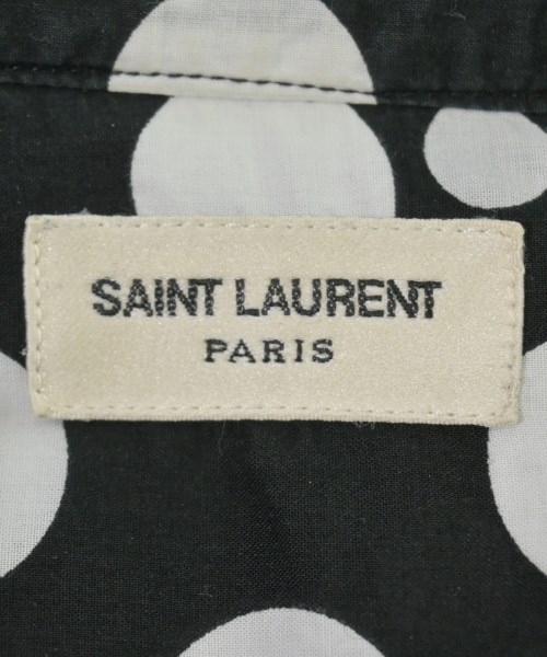 SAINT LAURENT PARIS（サンローランパリ）カジュアルシャツ 黒 サイズ:39(M位) メンズ/2200647570029