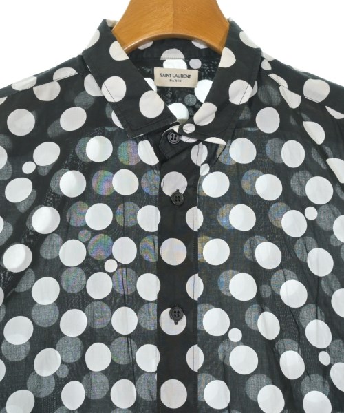 SAINT LAURENT PARIS（サンローランパリ）カジュアルシャツ 黒 サイズ:39(M位) メンズ/2200647570029