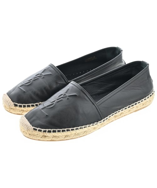SAINT LAURENT PARIS(サンローランパリ)エスパドリーユ 黒 サイズ:EU36(22.5cm位)/2200638706192