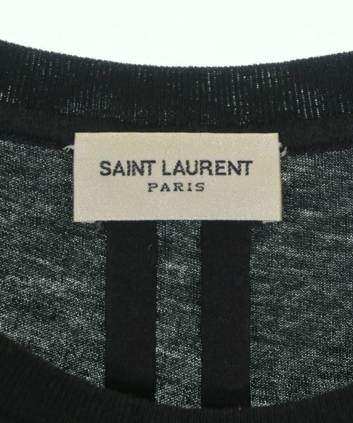 SAINT LAURENT PARIS（サンローランパリ）Tシャツ・カットソー 黒 サイズ:XS レディース/2200647344125