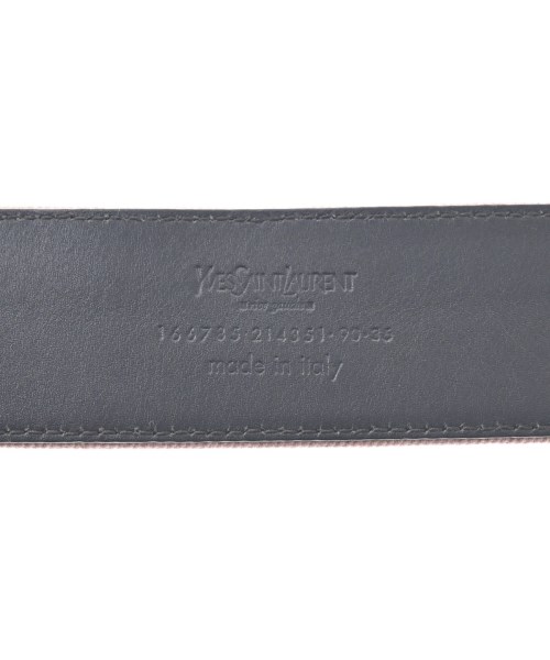 YVES SAINT LAURENT rive gauche（イヴサンローランリヴゴシュ）ベルト ピンク サイズ:- メンズ/2200647858035