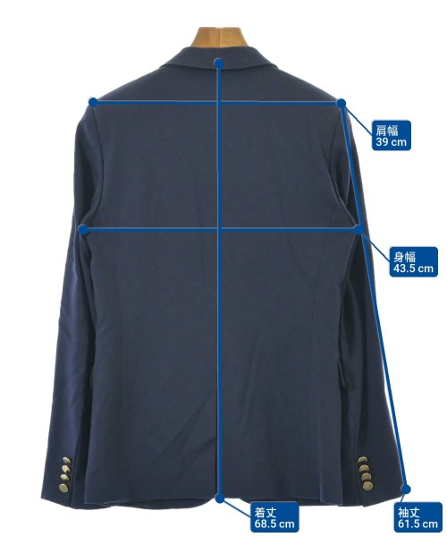 SAINT LAURENT PARIS（サンローランパリ）テーラードジャケット 紺 サイズ:44(S位) メンズ/2200648064015