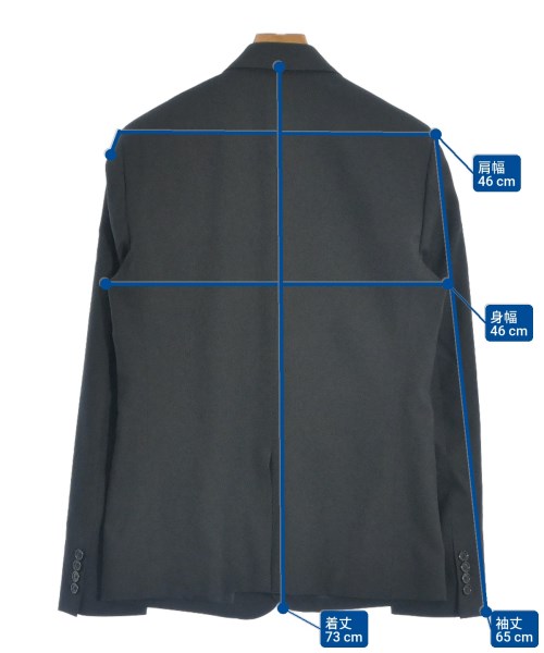 SAINT LAURENT PARIS（サンローランパリ）テーラードジャケット 黒 サイズ:46(M位) メンズ/2200651329019