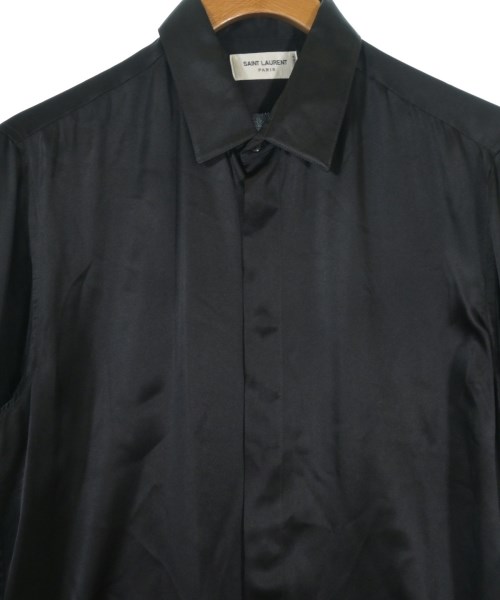 SAINT LAURENT PARIS（サンローランパリ）カジュアルシャツ 黒 サイズ:38(S位) メンズ/2200651329026