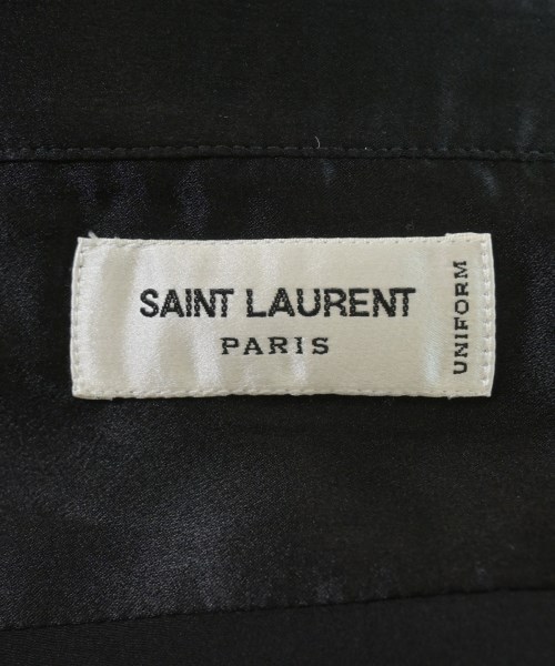 SAINT LAURENT PARIS（サンローランパリ）カジュアルシャツ 黒 サイズ:38(S位) メンズ/2200651329033