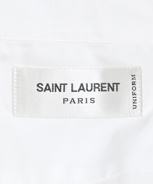 SAINT LAURENT PARIS（サンローランパリ）ドレスシャツ 白 サイズ:38(S位) メンズ/2200651329057