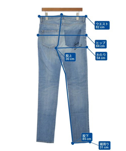 SAINT LAURENT PARIS（サンローランパリ）デニムパンツ 青 サイズ:29(S位) メンズ/2200642390073