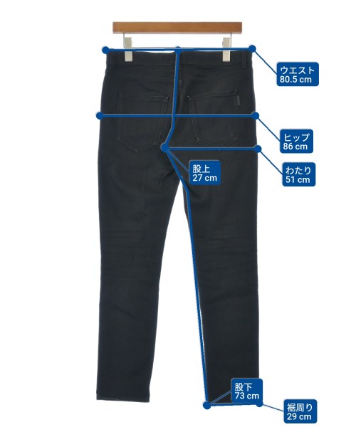 SAINT LAURENT PARIS（サンローランパリ）デニムパンツ 黒 サイズ:29(S位) メンズ/2200642390080