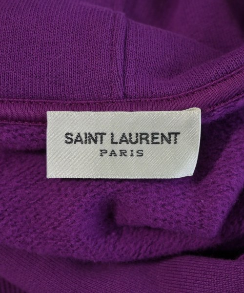 SAINT LAURENT PARIS（サンローランパリ）パーカー 紫 サイズ:XS レディース/2200652275032
