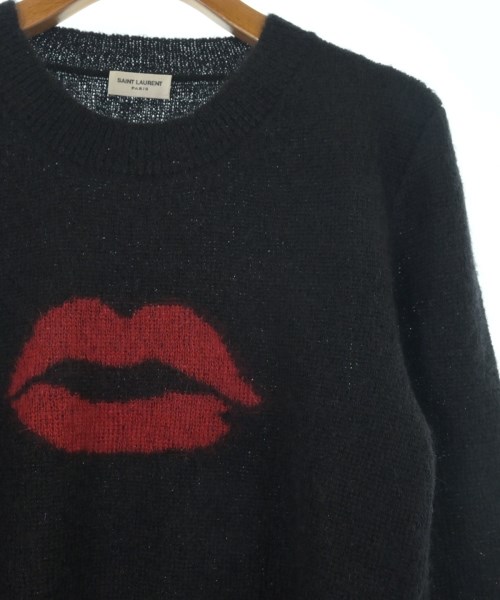 SAINT LAURENT PARIS（サンローランパリ）ニット・セーター 黒 サイズ:S レディース/2200645303056