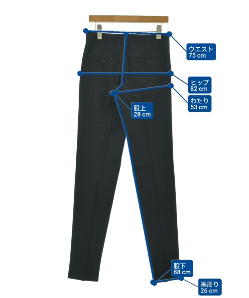 SAINT LAURENT PARIS（サンローランパリ）スラックス 黒 サイズ:44(S位) メンズ/2200653330037