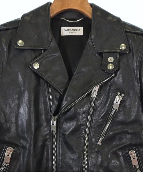 SAINT LAURENT PARIS（サンローランパリ）ライダース 黒 サイズ:42(L位) レディース/2200653411019