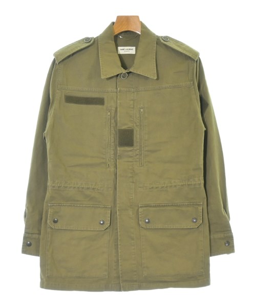 SAINT LAURENT PARIS(サンローランパリ)ミリタリーブルゾン カーキ サイズ:38(S位)/2200653411033